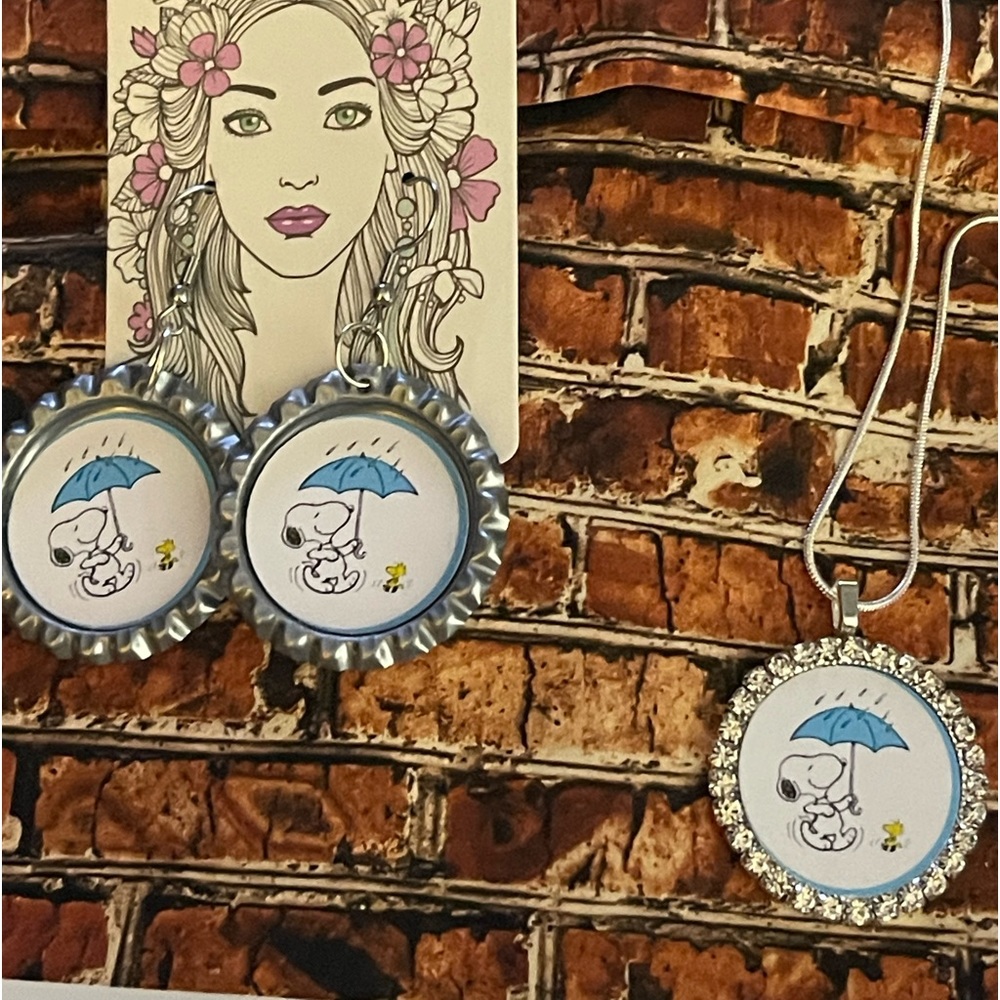 Snoopy jewelry set